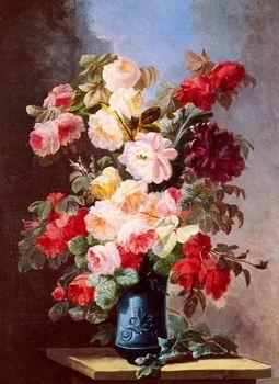 unknow artist Floral, beautiful classical still life of flowers.133 Germany oil painting art